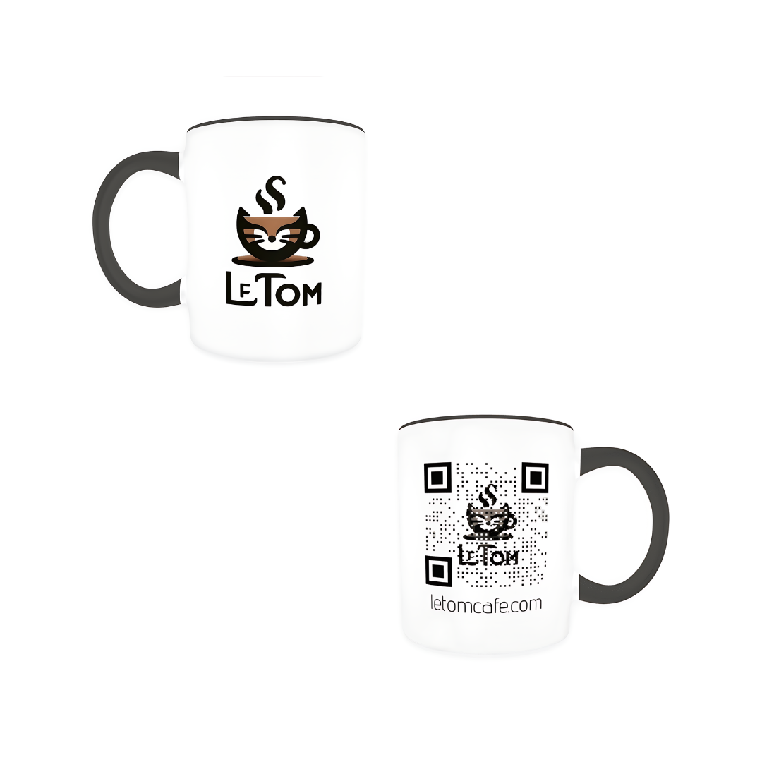 Le Tom Café Signature two-tone mug